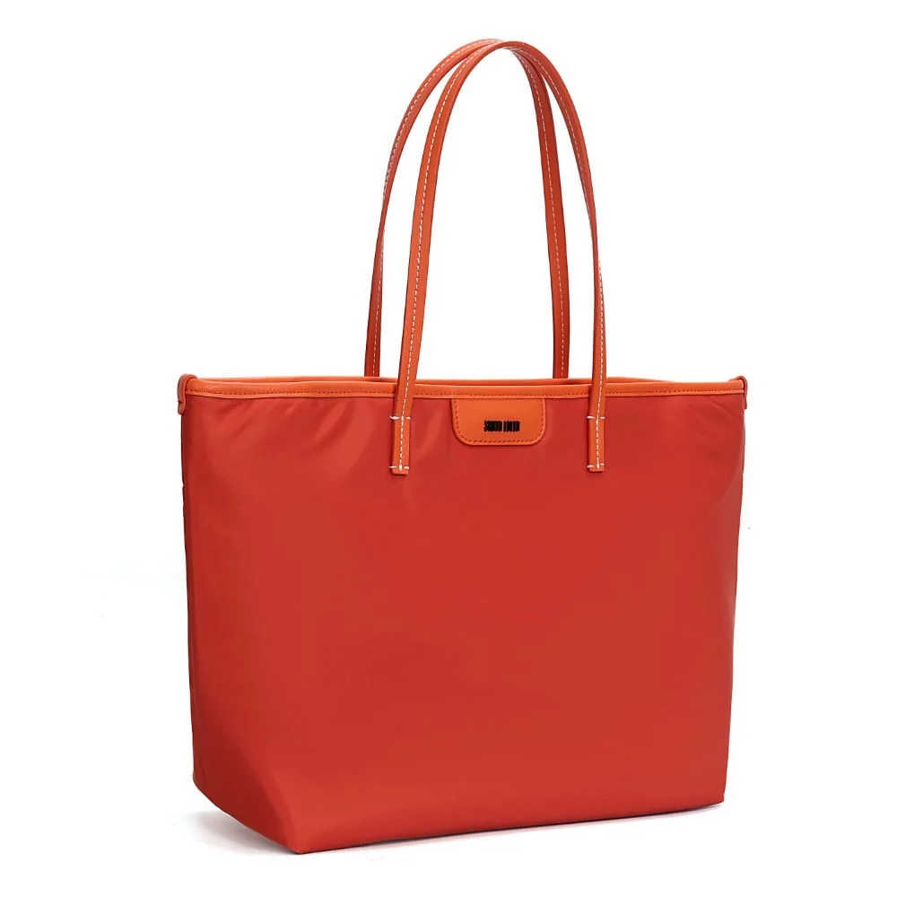 Bolsa Shopper Universitária Nylon Laranja - vista 2 de 7