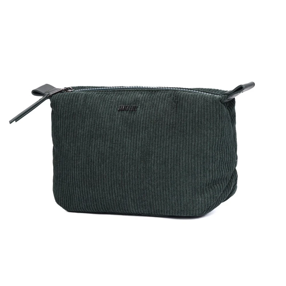Necessaire Veludo Verde Forest - vista 3 de 7