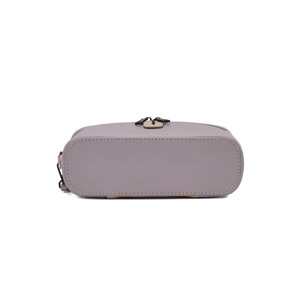 Necessaire Nylon Cinza Alça De Mão - vista 5 de 5