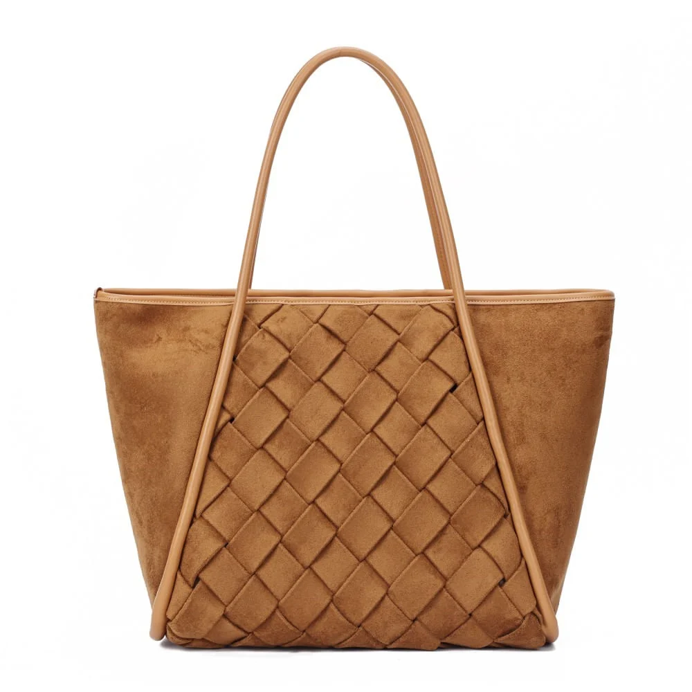 Bolsa Camurça Caramelo Alça De Ombro - vista 6 de 7
