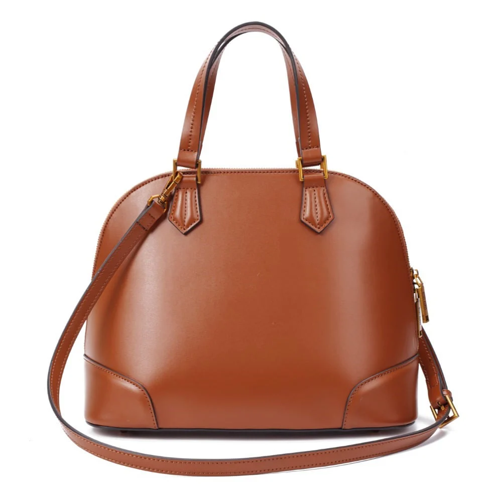 Bolsa Soft Marrom Safari Alça Dupla - vista 6 de 7