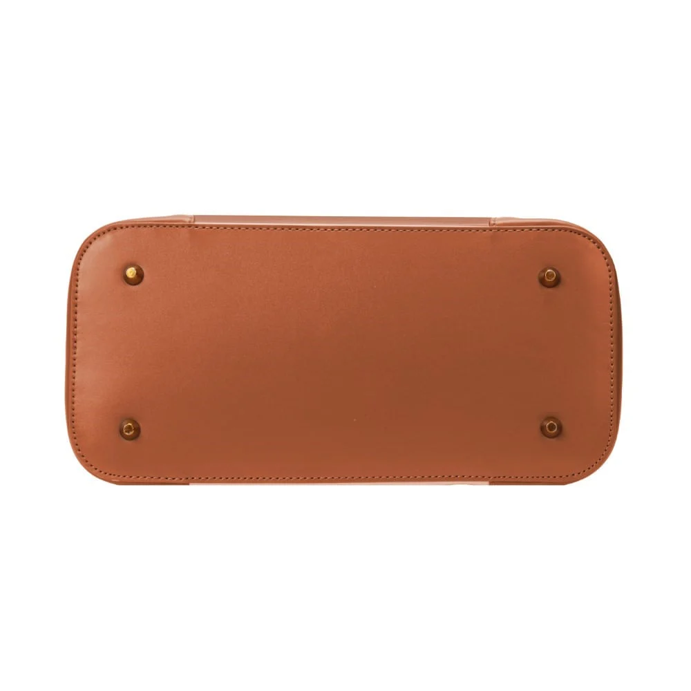 Bolsa Soft Marrom Safari Alça Dupla - vista 7 de 7