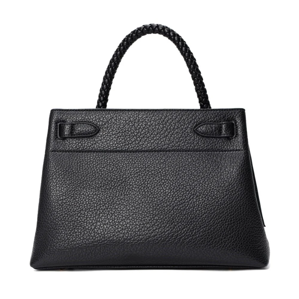 Bolsa Tote Floater Preta Alça Dupla - vista 6 de 8