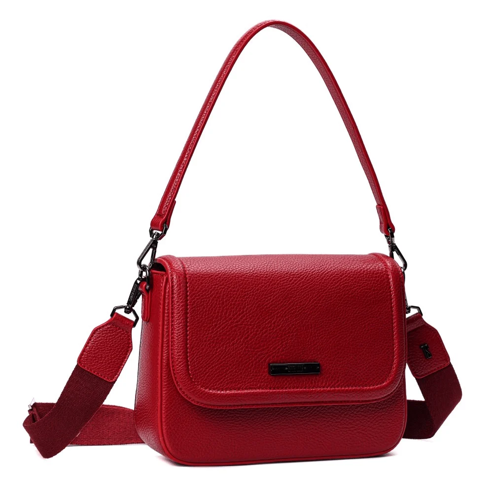 Bolsa Pequena Vermelho Ruby Soft Alça De Ombro - vista 2 de 7