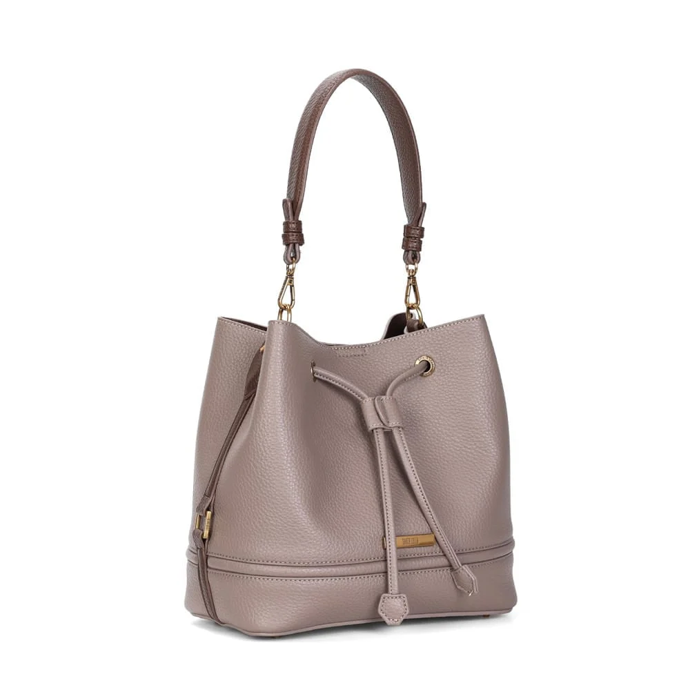 Bolsa Bucket Floater Cinza Transversal - vista 3 de 4