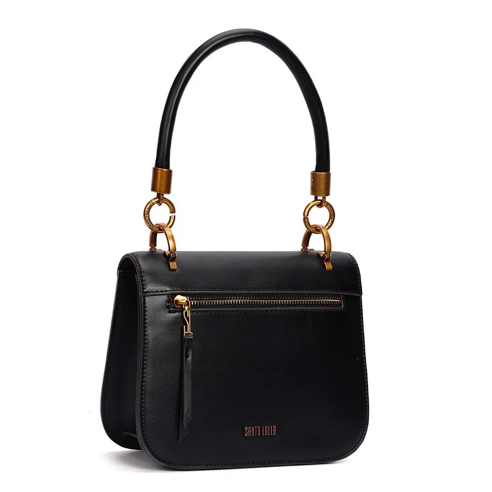 Bolsa Soft Preta Alça De Ombro - vista 3 de 9