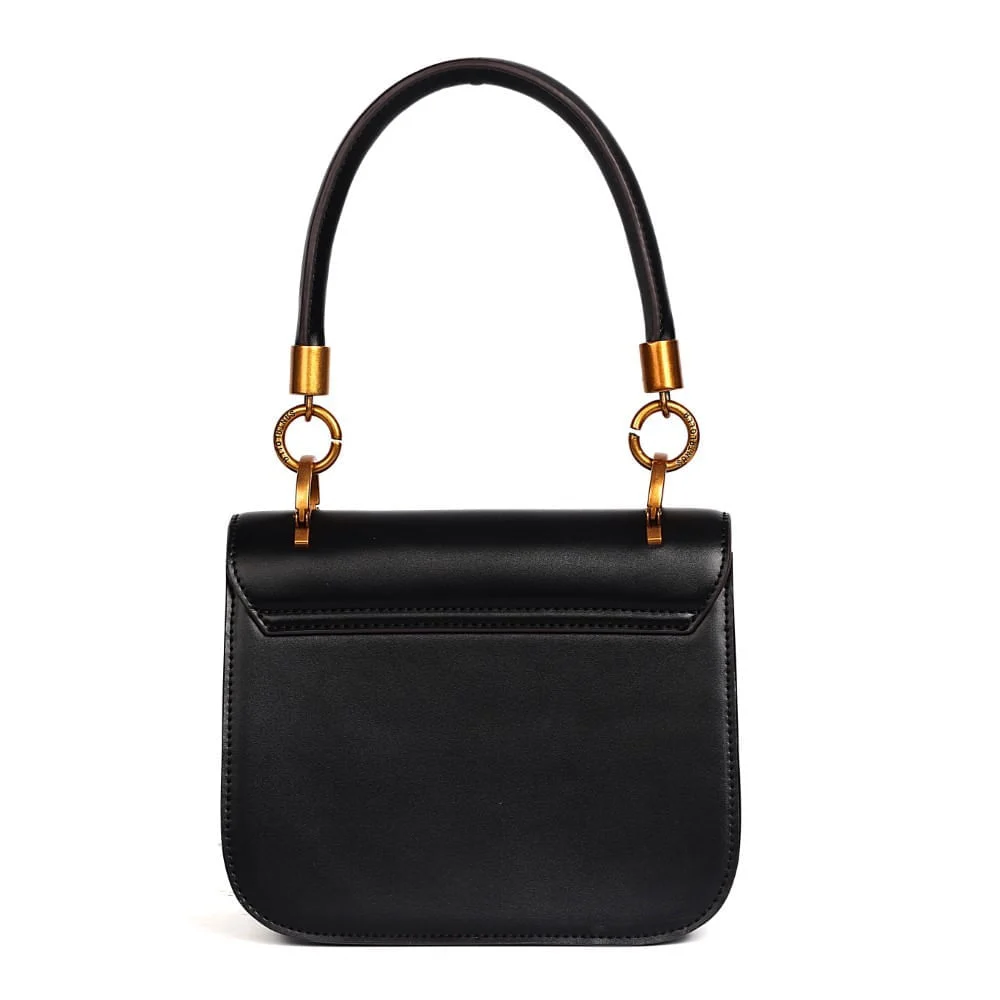Bolsa Soft Preta Alça De Ombro - vista 7 de 9