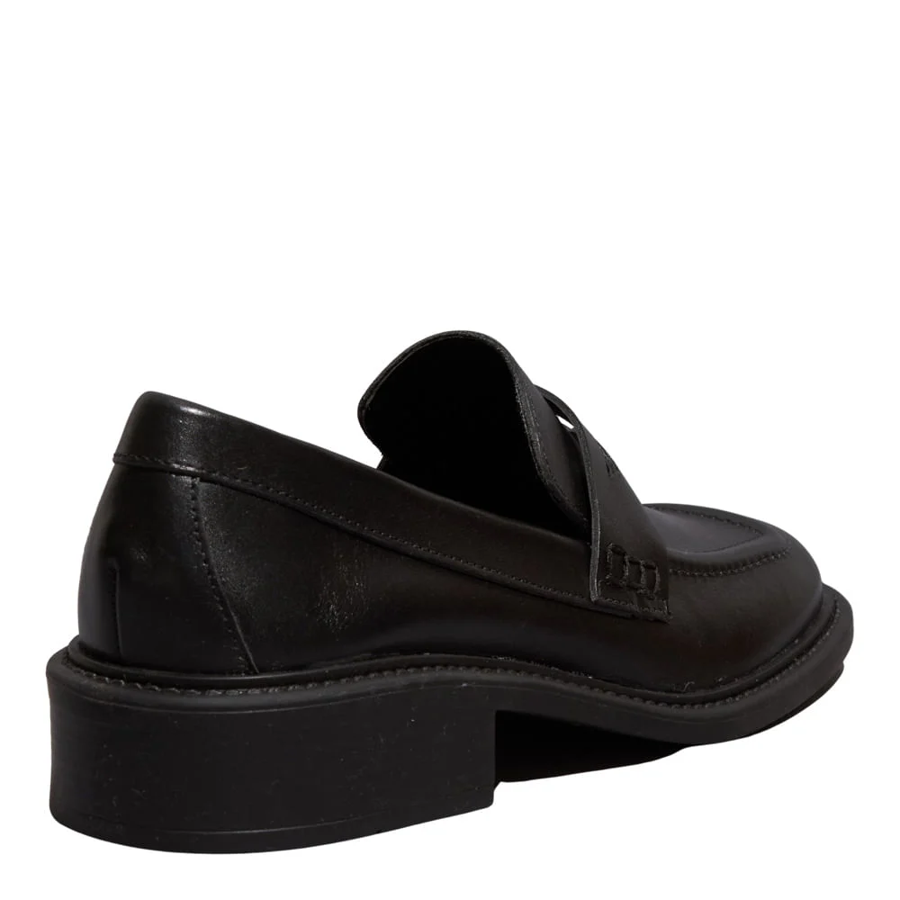 Mocassim Couro Nobre Preto Fivela - vista 3 de 3
