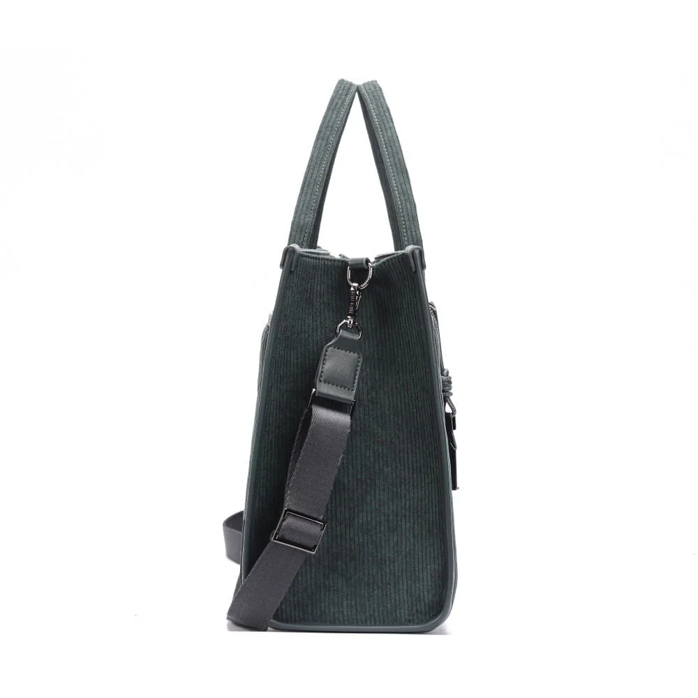 Bolsa g veludo cotele forest 2 - vista 4 de 7