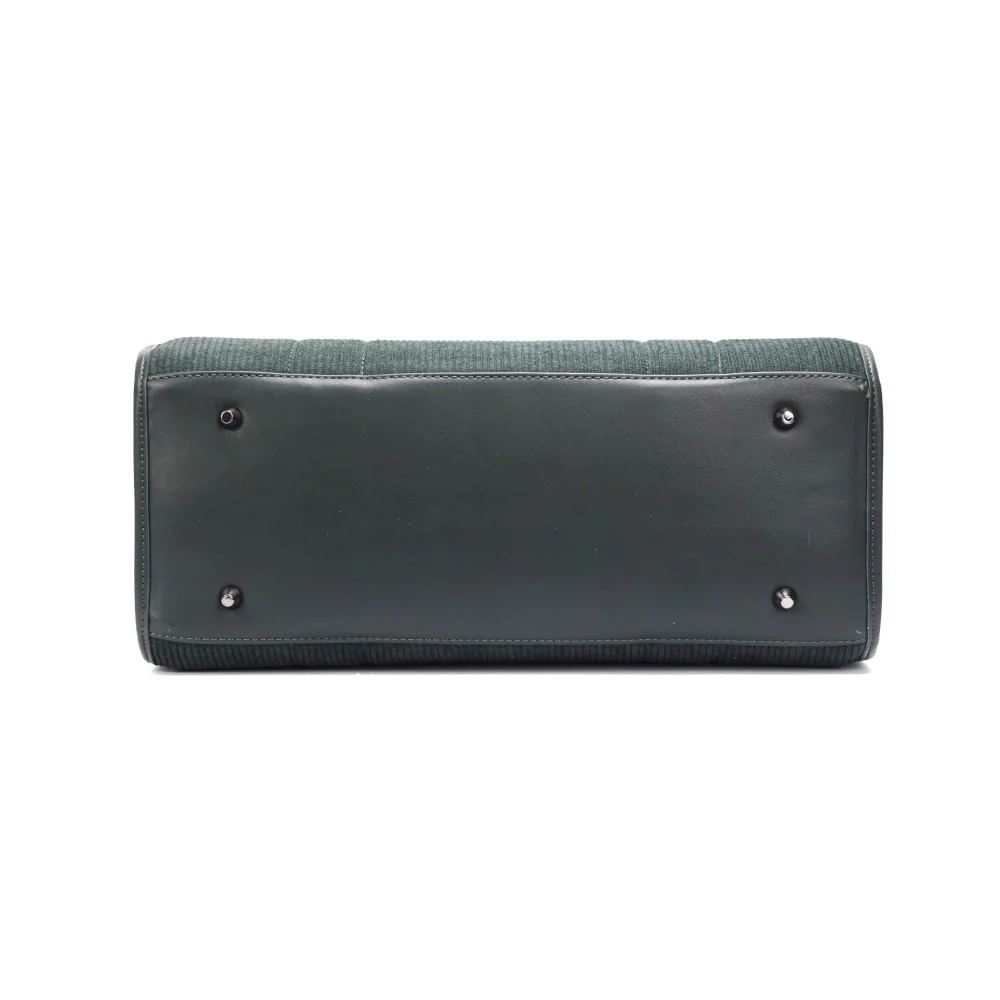 Bolsa g veludo cotele forest 2 - vista 6 de 7