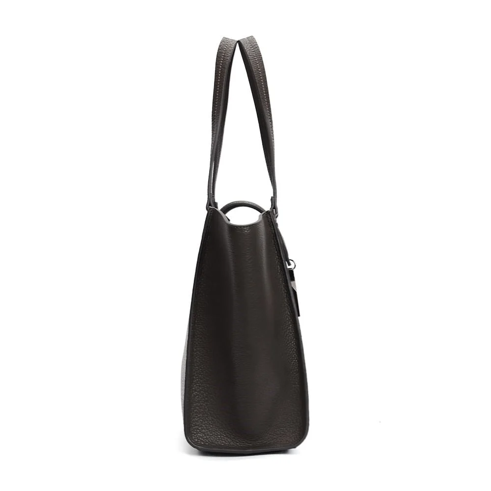 Bolsa Shopper Floater Cinza Escuro Alça De Ombro - vista 3 de 6