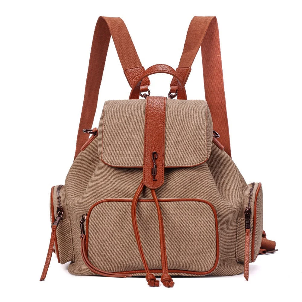 Mochila material canvas new safari - vista 4 de 8
