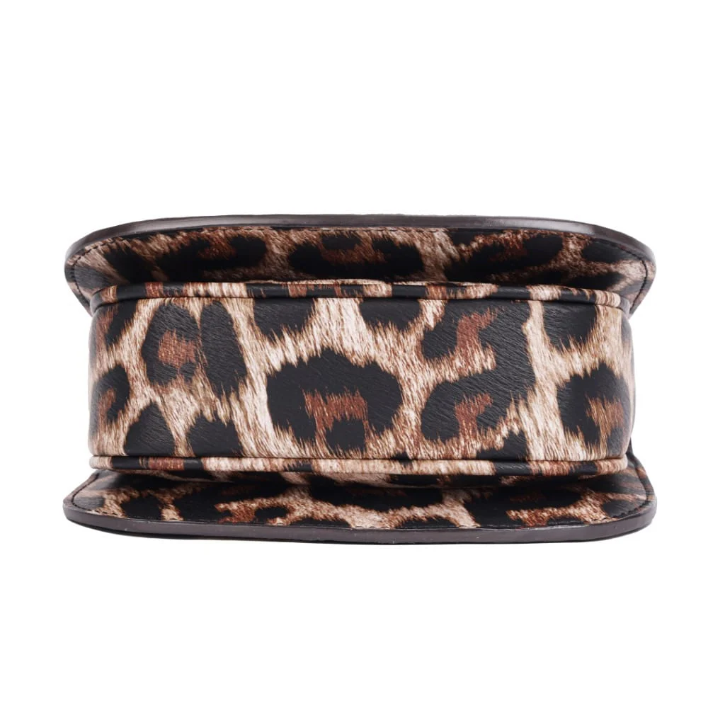 Bolsa Pequena Estampa Animal Print Onça Alça Dupla - vista 5 de 6