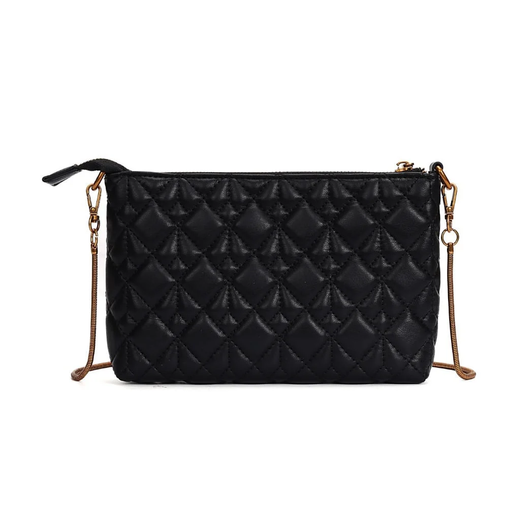 Bolsa Pequena Soft Preta Alça Transversal - vista 5 de 5