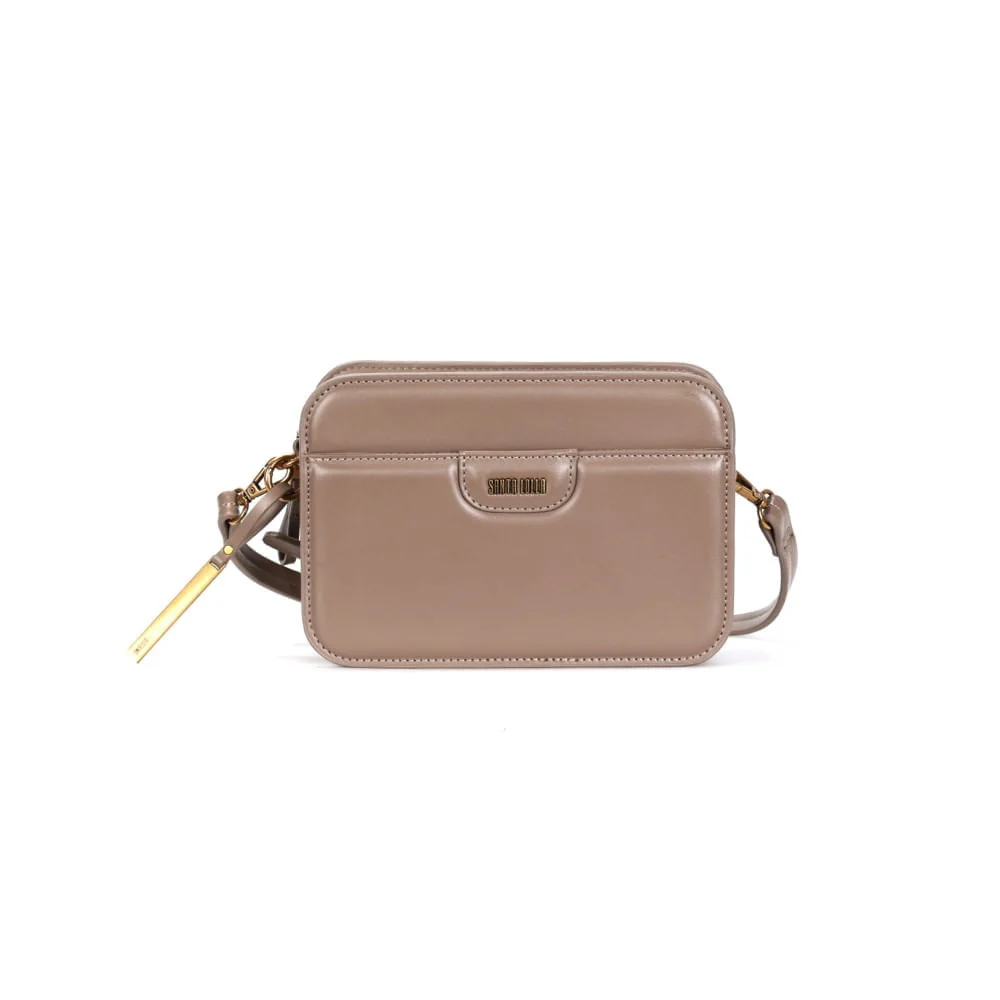 Bolsa Pequena Soft Cinza Alça Transversal - vista 2 de 4