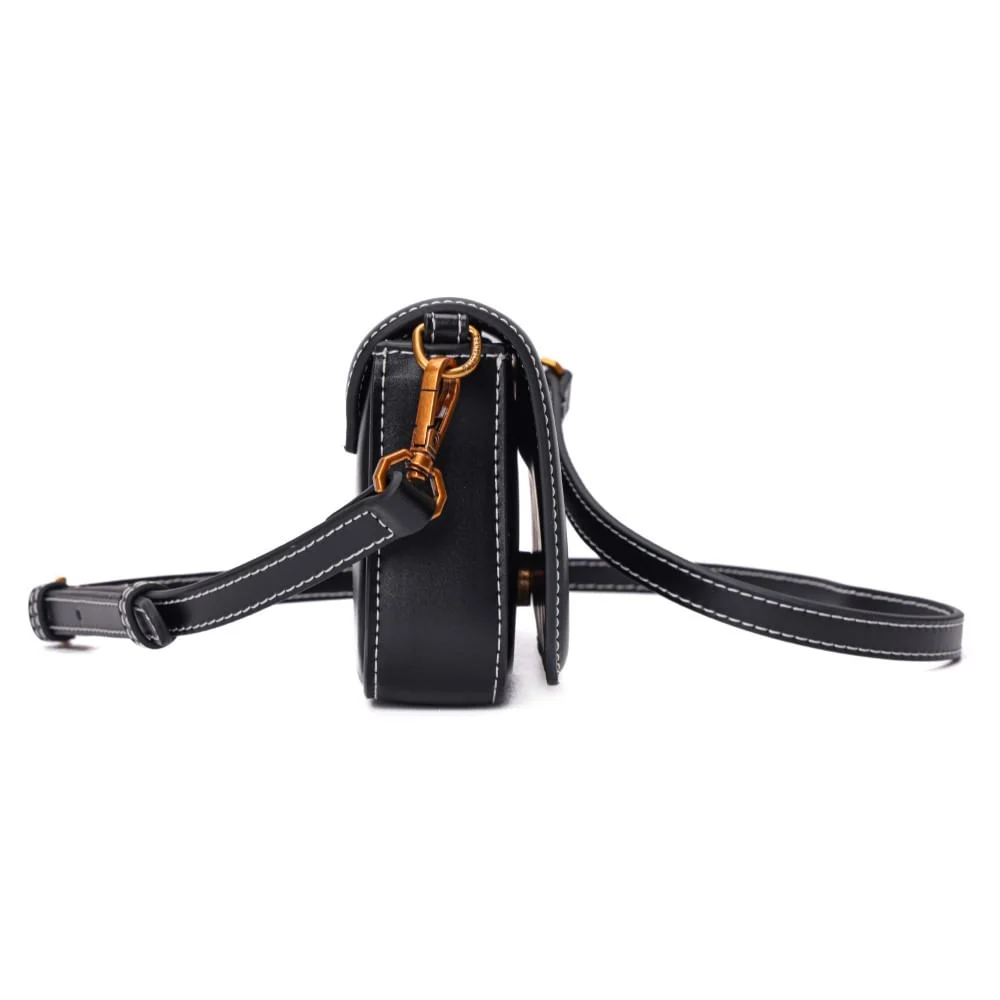 Bolsa Pequena Soft Preto Alça Transversal - vista 3 de 6