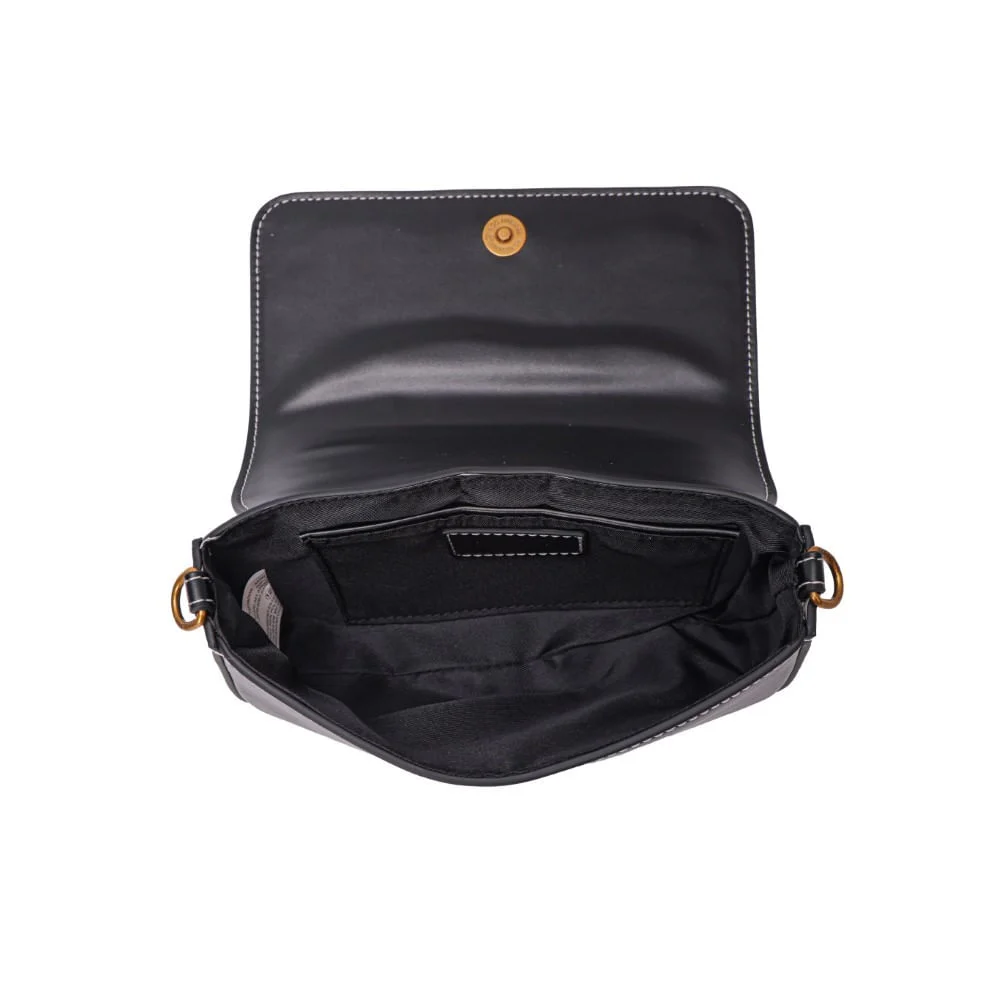 Bolsa Pequena Soft Preto Alça Transversal - vista 4 de 6