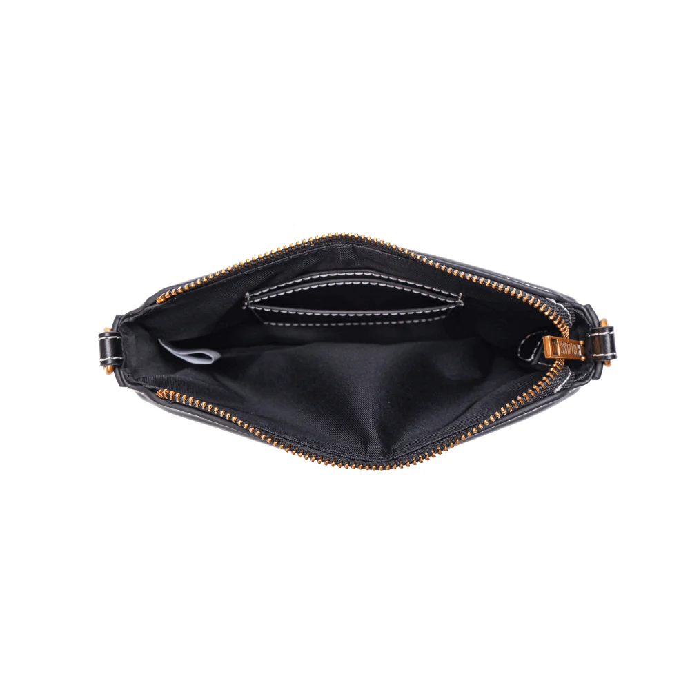 Bolsa Pequena Soft Preta Alça Transversal - vista 4 de 6