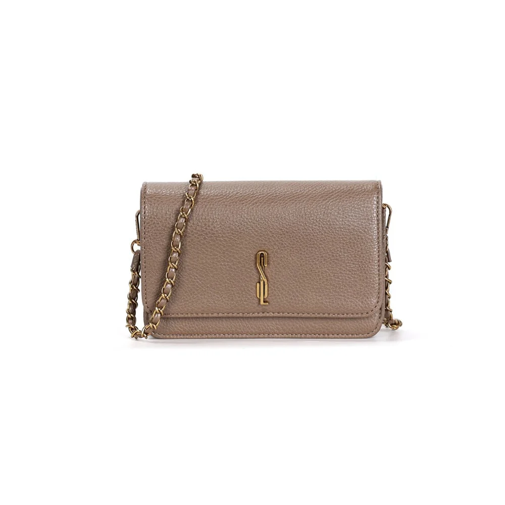 Bolsa Pequena Floater Marrom Alça Transversal - vista 1 de 3