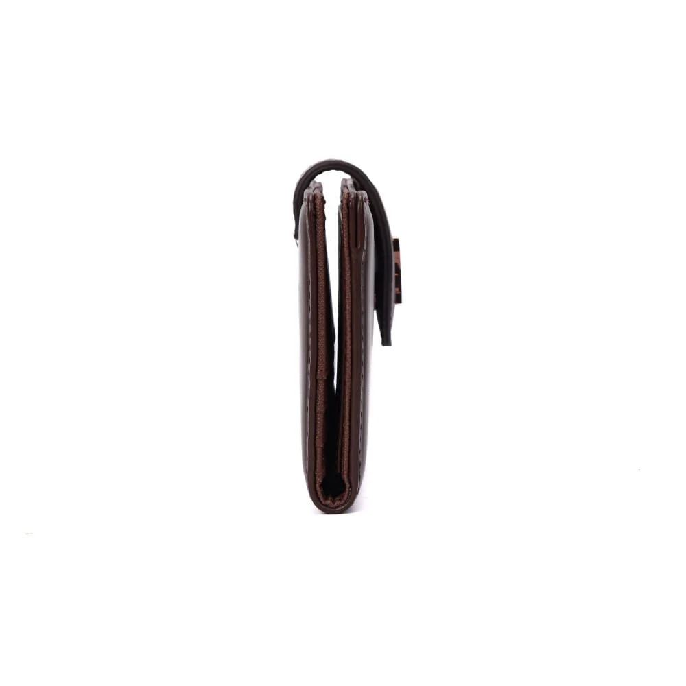 Carteira material soft dark cocoa 2 - vista 3 de 6