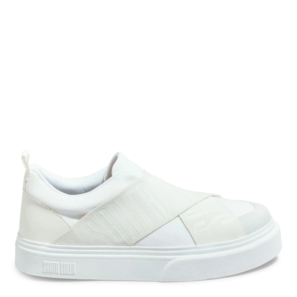 Tênis Slip On Lona Deserto Branco - vista 1 de 5