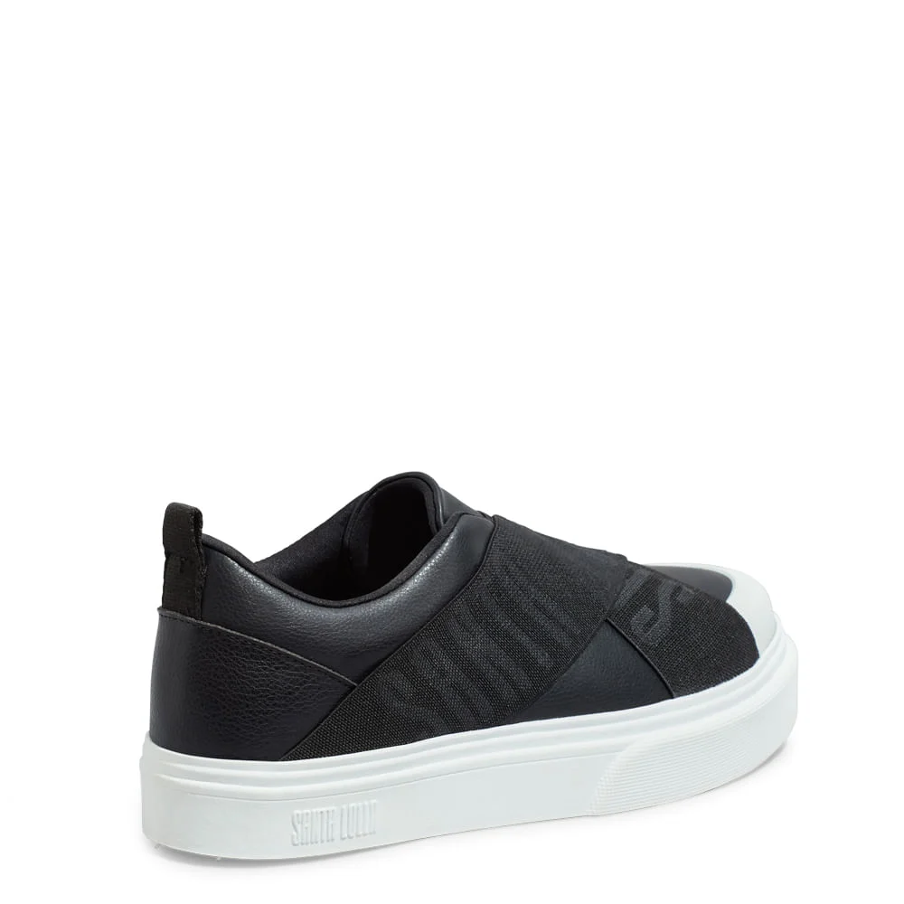 Tênis Slip On Floater Lux Preto - vista 3 de 5