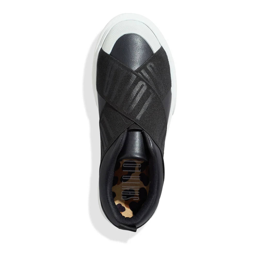 Tênis Slip On Floater Lux Preto - vista 5 de 5