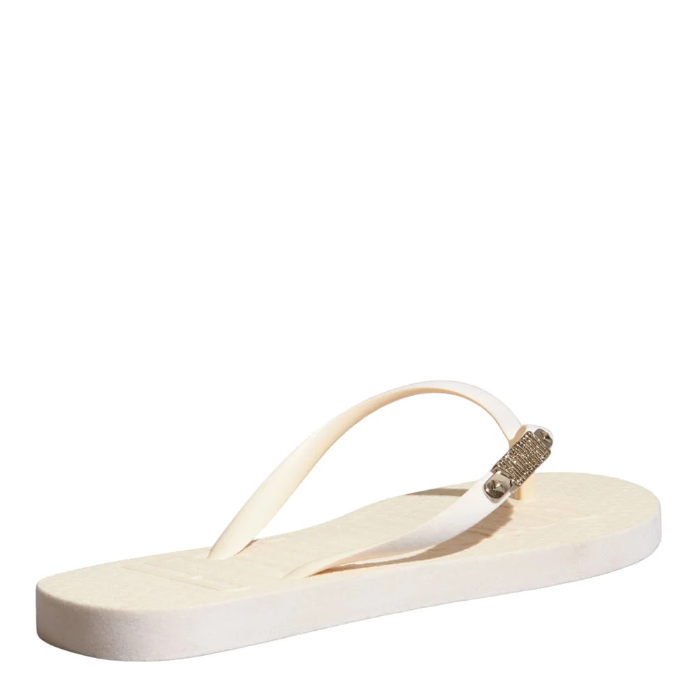 Chinelo Flip Flop Borracha Off White - vista 4 de 4