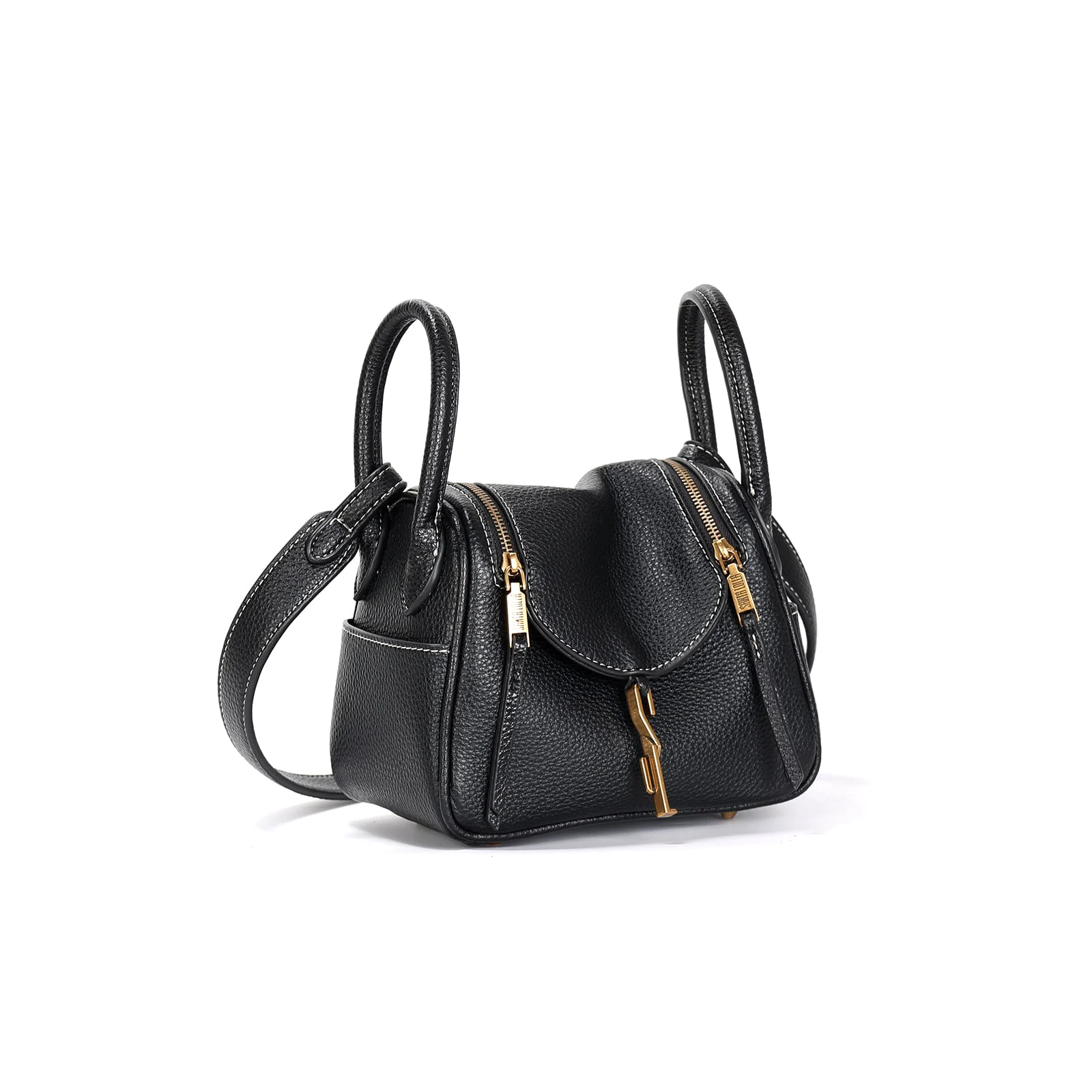 Bolsa Pequena Floater Preta Duas Alças - vista 2 de 3