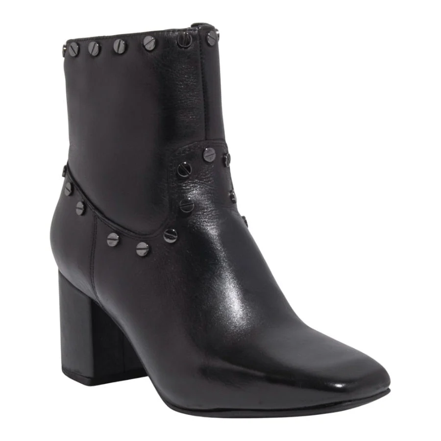 Bota Couro Confort Preto Salto Grosso - vista 2 de 3