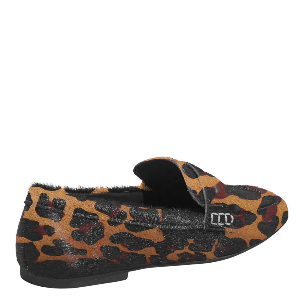 Mocassim Estampa Animal Print Onça - vista 3 de 4