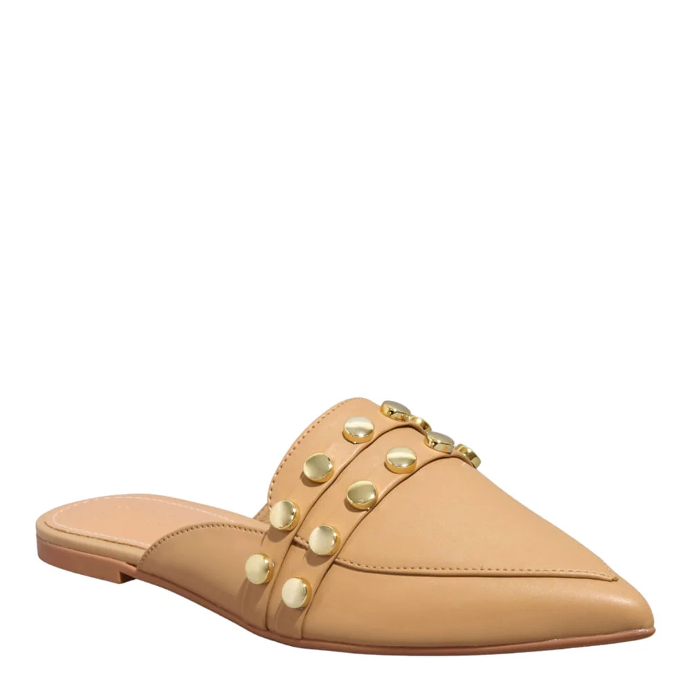 Mocassim Mule Napa Soft Palha - vista 2 de 4
