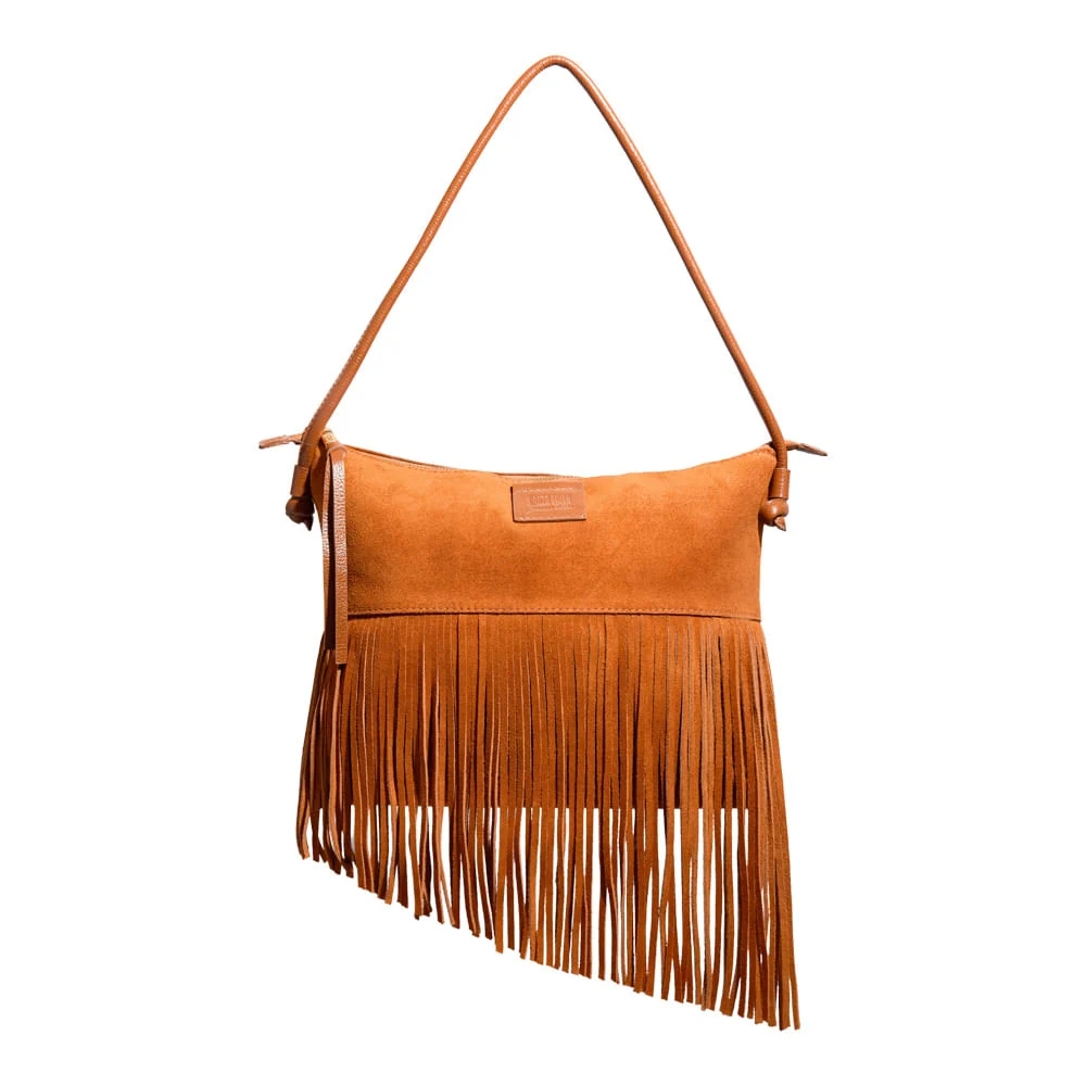 Clutch Couro Camurça Safari - vista 1 de 3