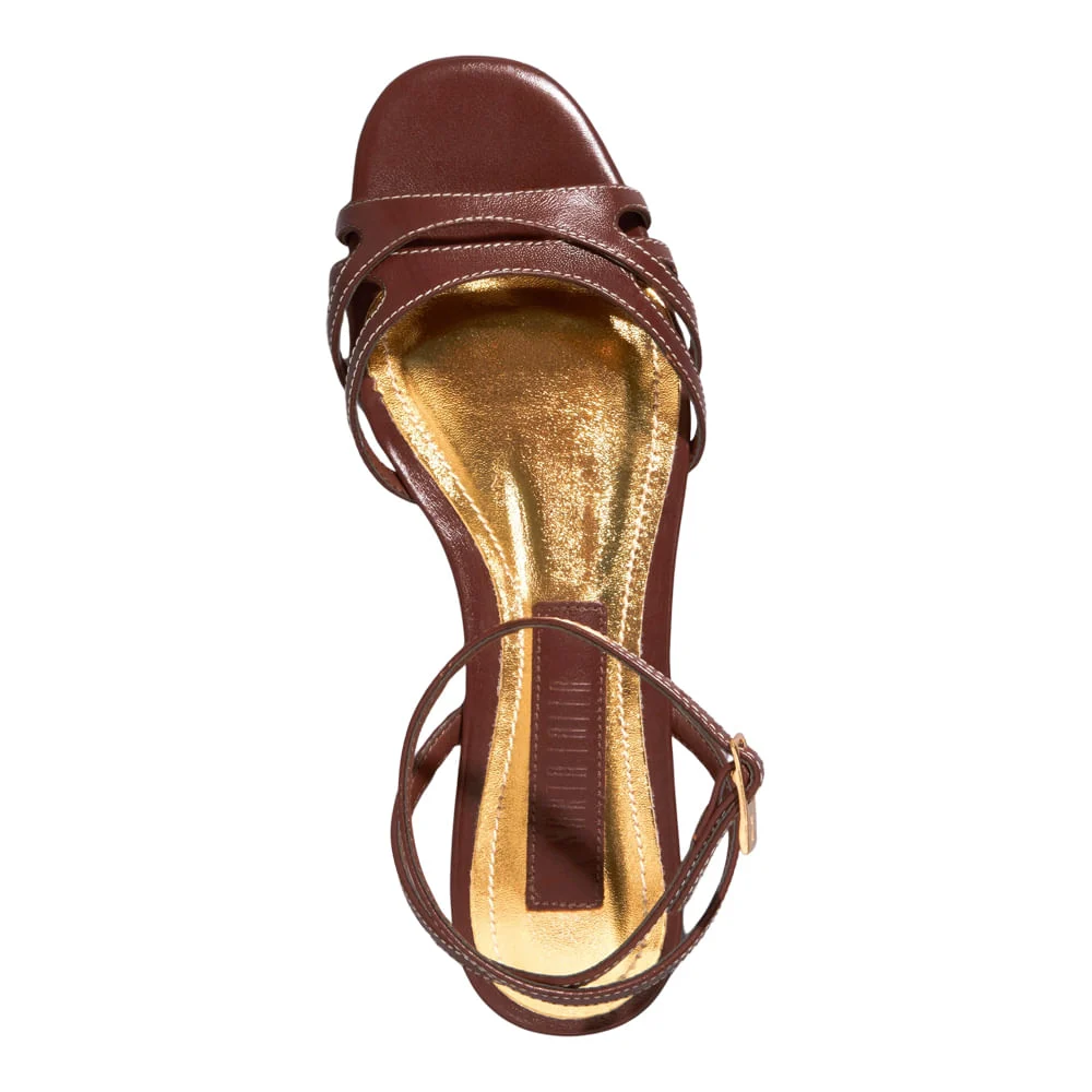 Rasteira Couro Confort Dark Cocoa - vista 4 de 4