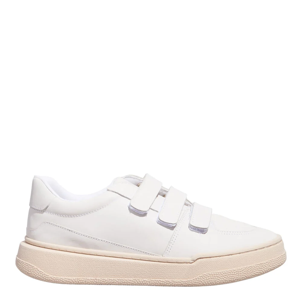 Tênis Couro Confort Branco Velcro - vista 1 de 4