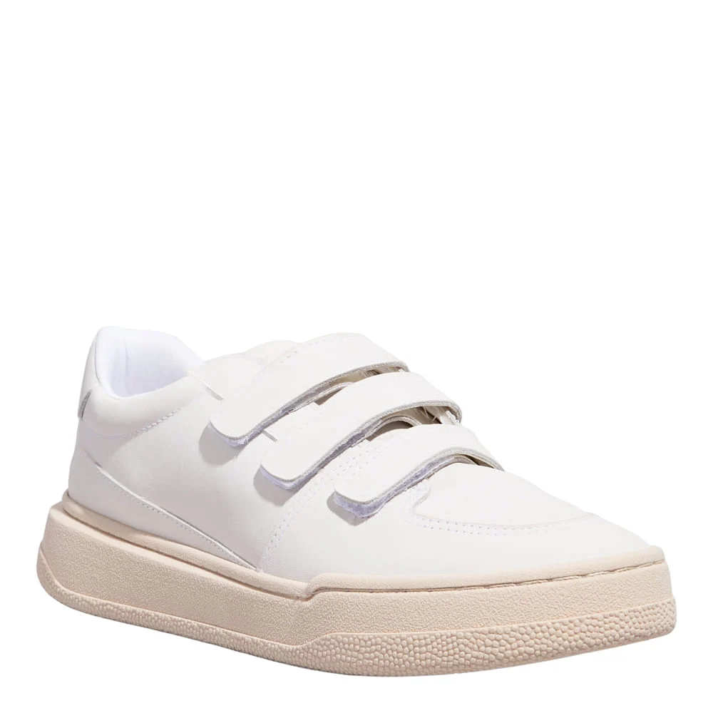 Tênis Couro Confort Branco Velcro - vista 2 de 4