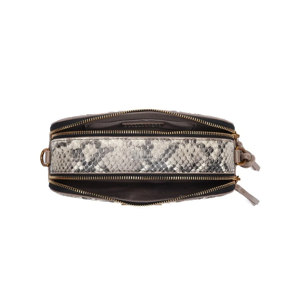 Bolsa Estampa Animal Print Cobra Alça Gorgurão Transversal - vista 5 de 5