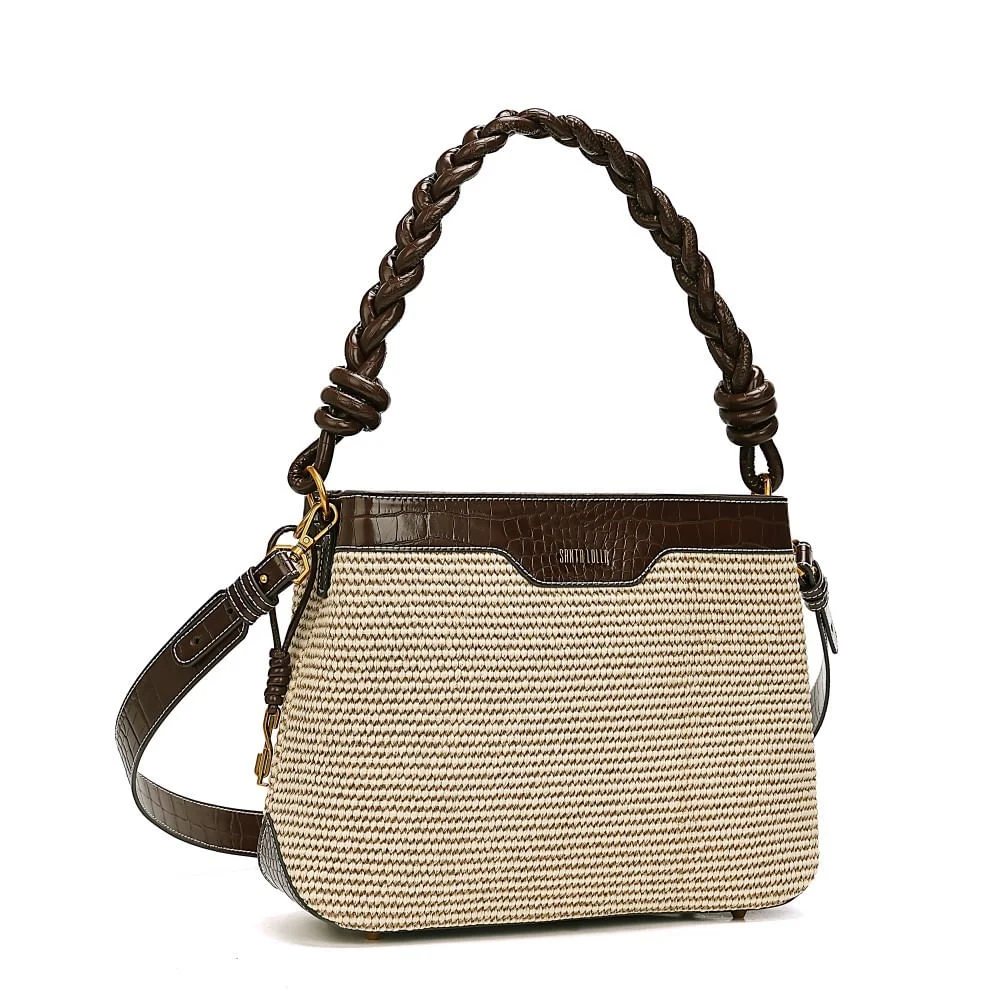 Bolsa G Tramado Dark Brown - vista 2 de 7