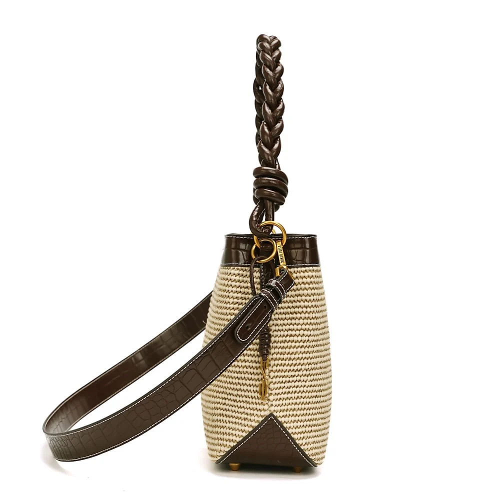 Bolsa G Tramado Dark Brown - vista 4 de 7
