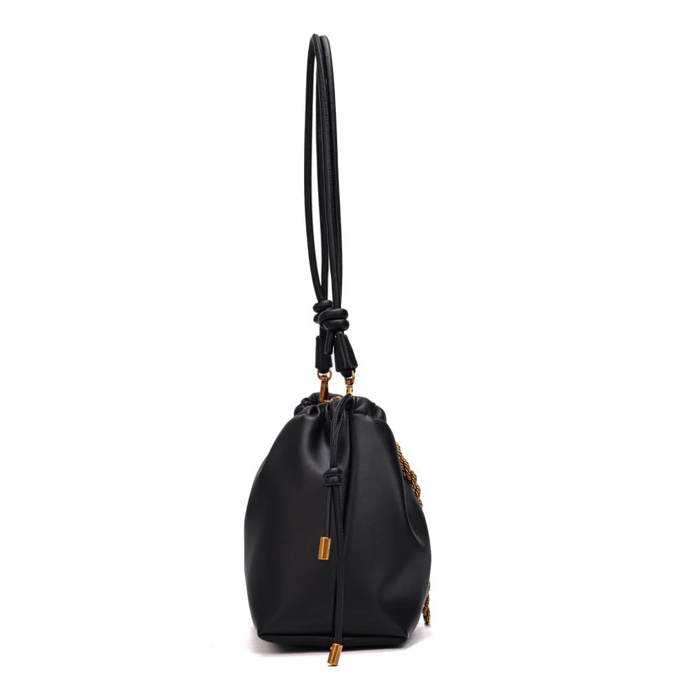 Bolsa M Material Soft Preto - vista 3 de 6