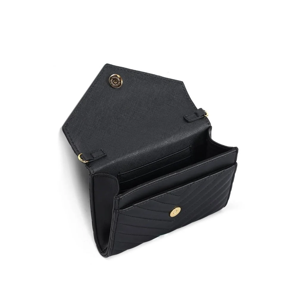 Bolsa Carteira Pequen Soft Preto Black Alça Transversal - vista 3 de 3