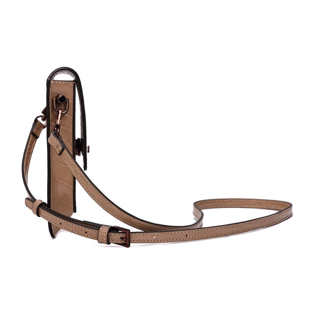 Carteira Material Croco New Sand - vista 4 de 7