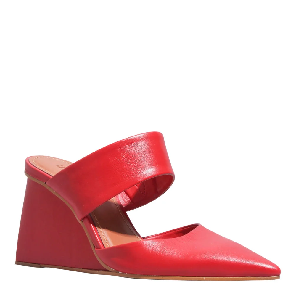 Mule Couro Confort Pepper Red - vista 2 de 4