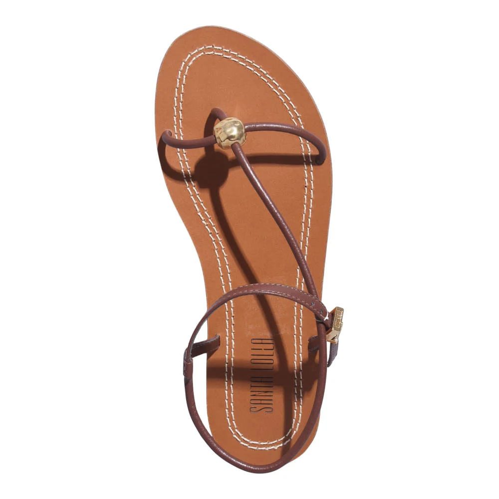 Rasteira Napa Soft Terra - vista 4 de 5