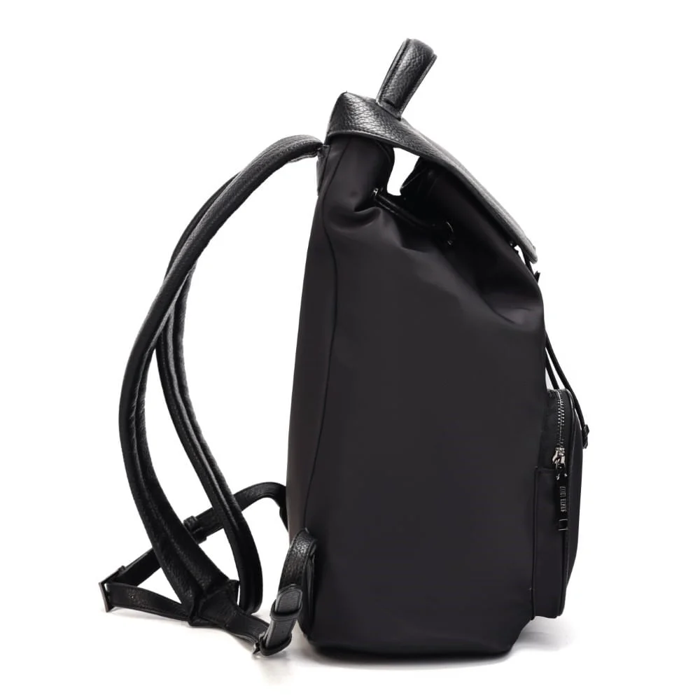 Mochila Grande Nylon Preta - vista 4 de 7