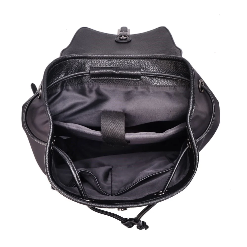 Mochila Grande Nylon Preta - vista 7 de 7