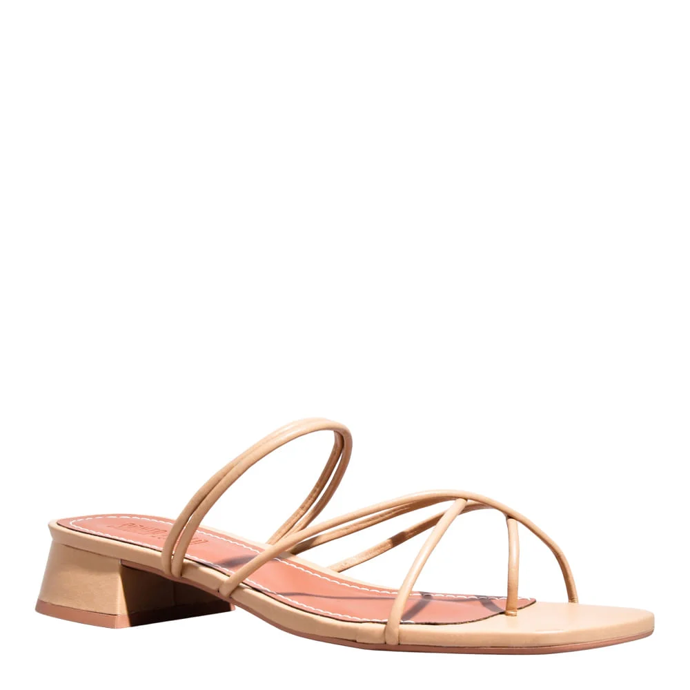 Mule Napa Soft Palha - vista 2 de 3