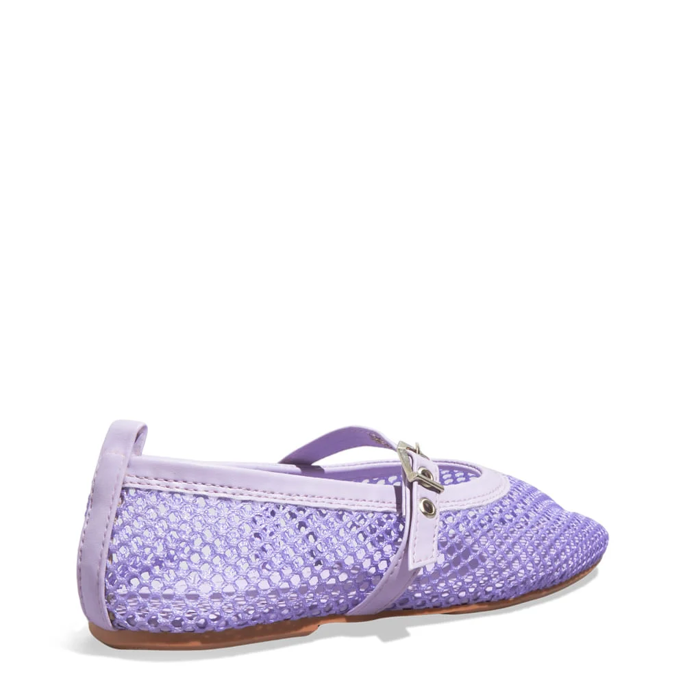 Sapatilha Boneca Tela Lotus Roxo - vista 3 de 4