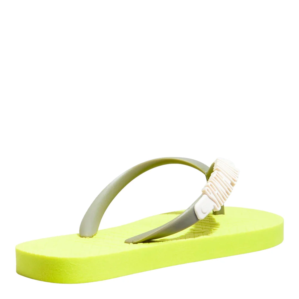 Flip Flop Borracha Amarelo Lime Fluor - vista 3 de 4