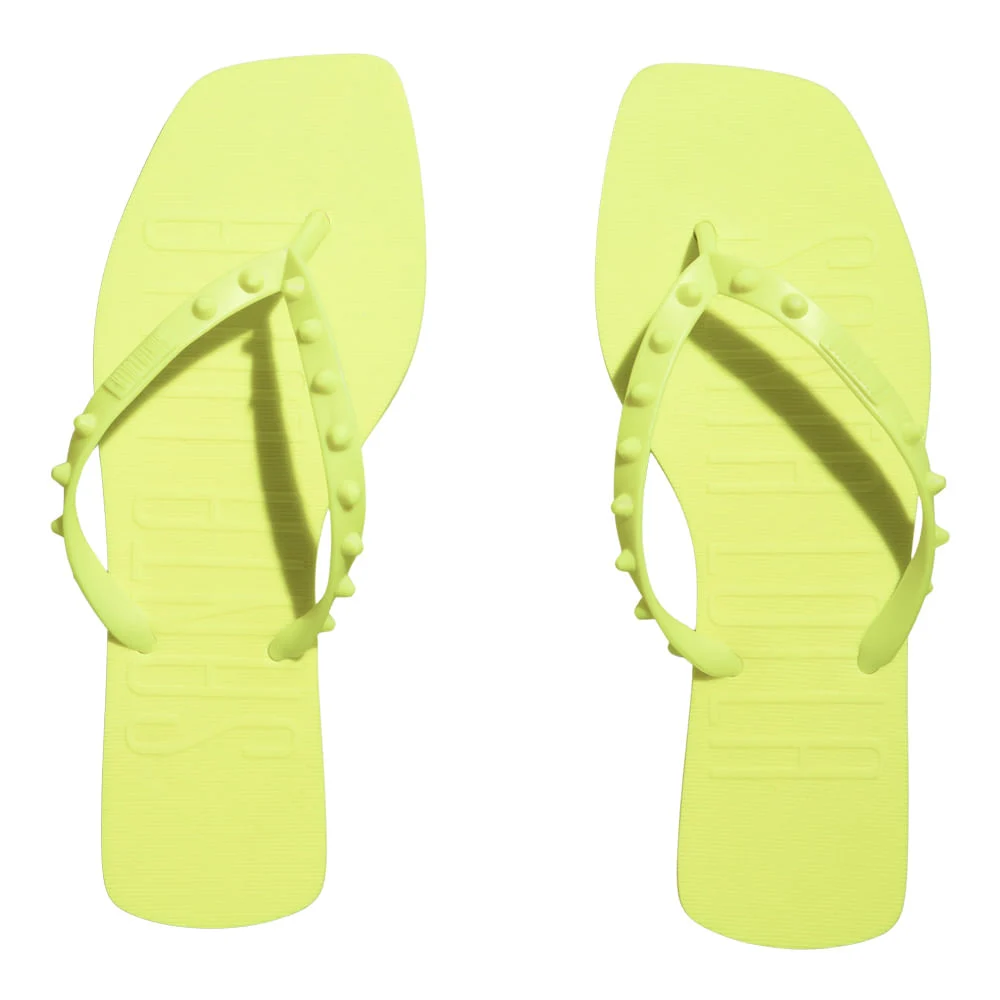 Flip Flop Borracha Amarelo Lime Fluor - vista 5 de 5